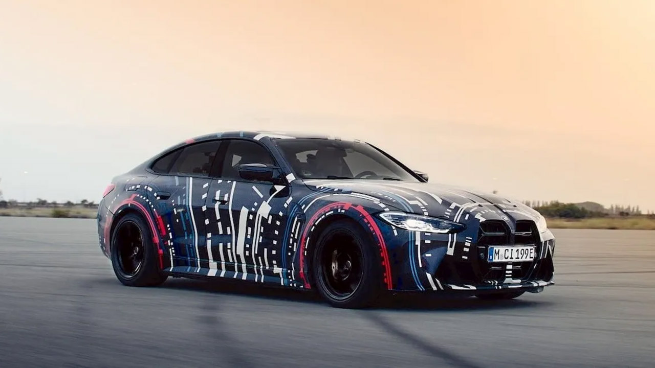 La prima BMW M Performance con quattro motori elettrici in fase di test | Video