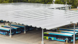 Questo deposito con fotovoltaico può alimentare 70 bus elettrici