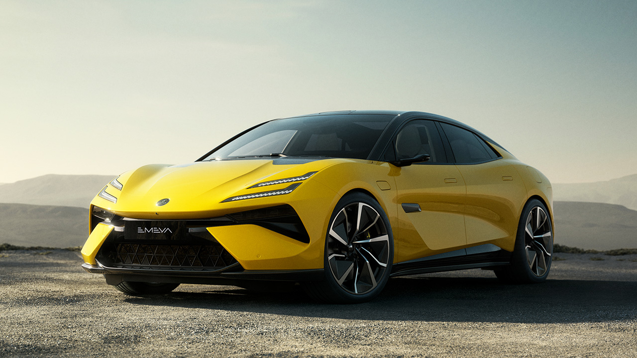 Lotus svela la hyper GT a quattro porte Emeya, lusso con aerodinamica attiva