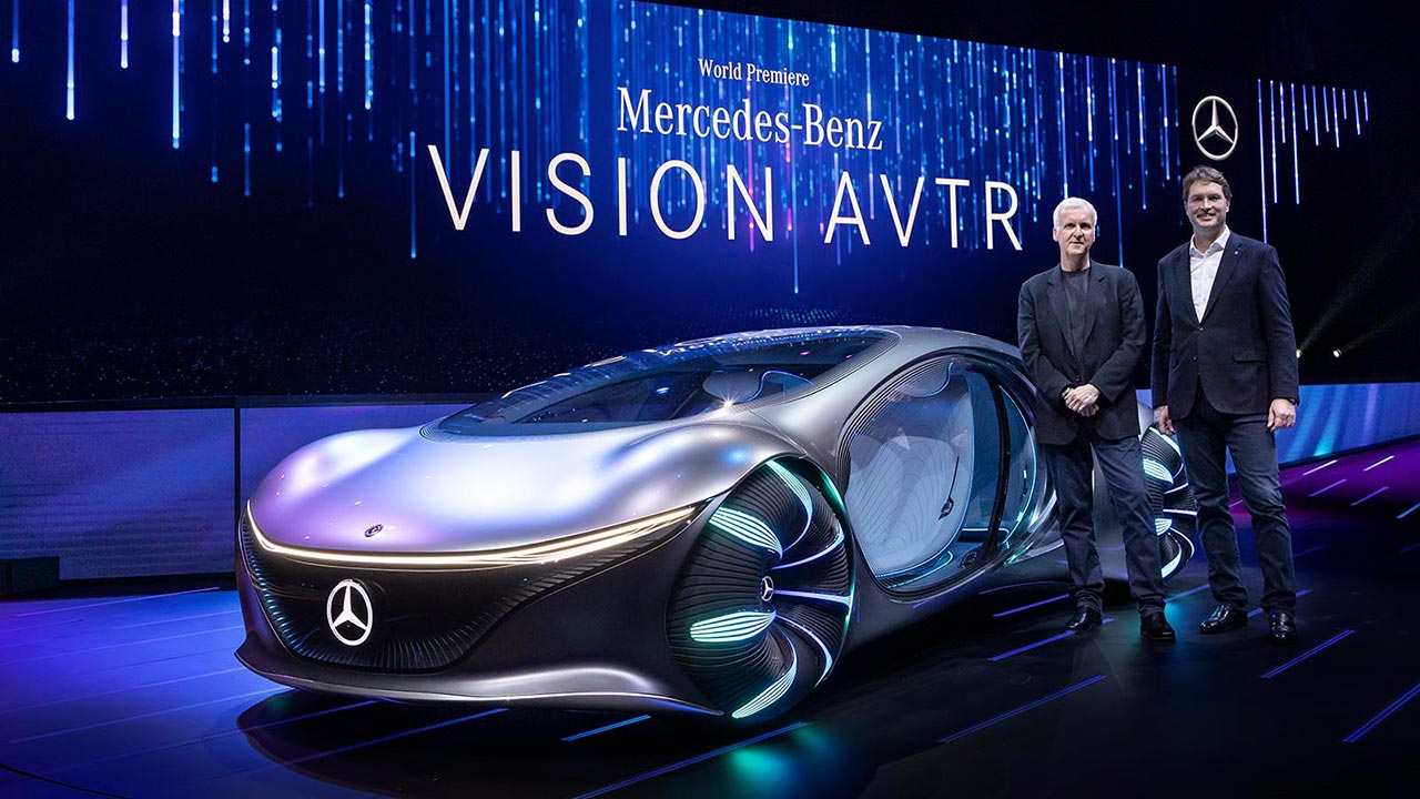 Mercedes Vision AVTR: al CES 2020 arriva l'auto ispirata al film Avatar con 33 ''lembi'' che la fanno respirare