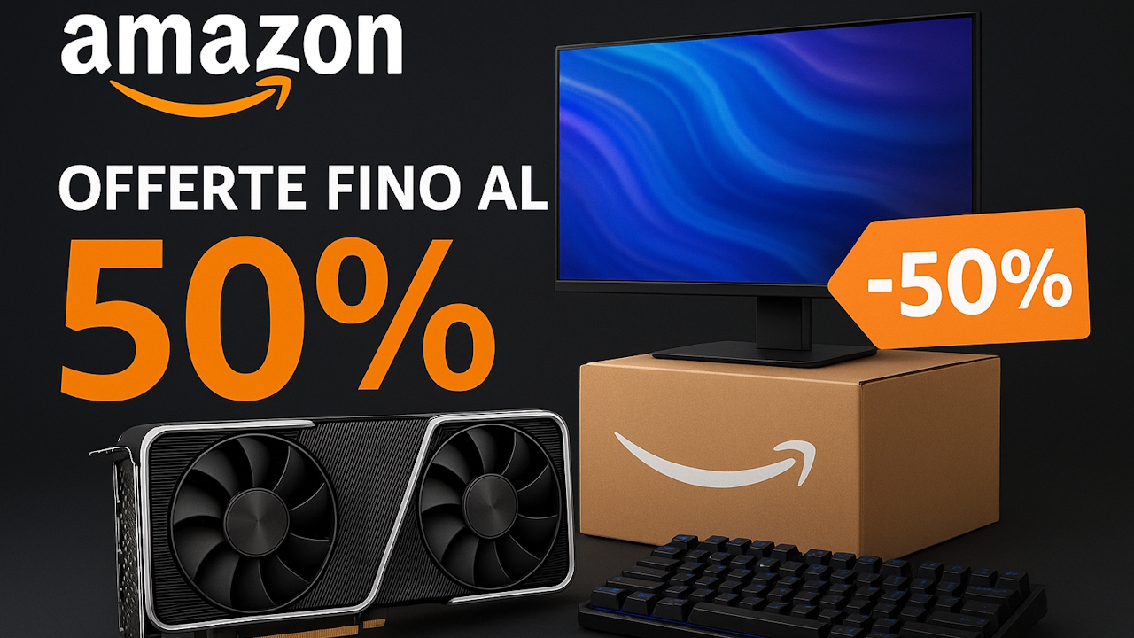 Offerte Amazon per potenziare il PC: super sconti sulle CPU, GeForce RTX 5060 a 300�, monitor e accessori scontati fino al 50%