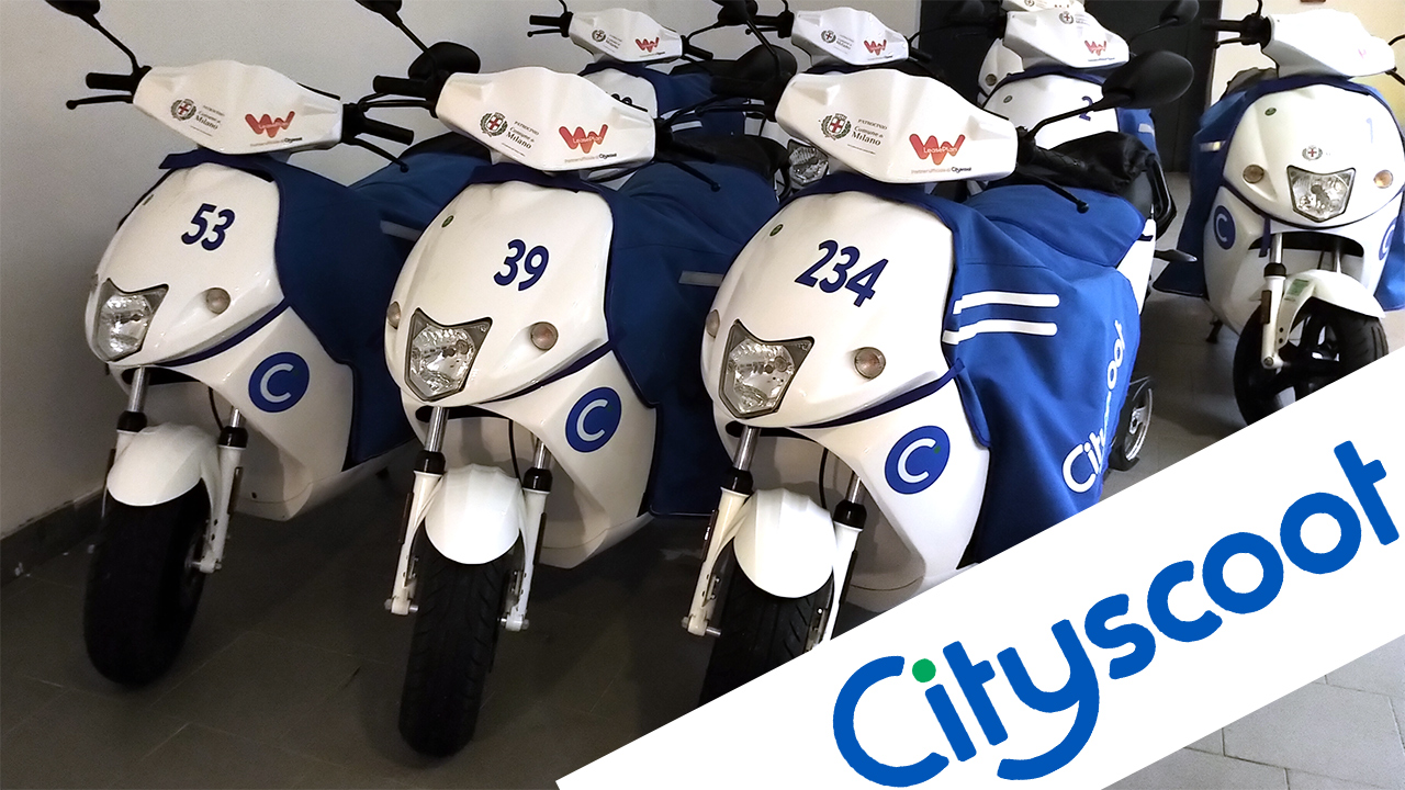 Cityscoot arriva a Milano con 500 scooter elettrici in sharing