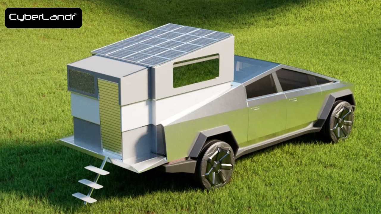 Grande successo per Cyberlandr, che trasforma il pick up di Tesla in un camper a emissioni zero: oltre 1100 preordini 