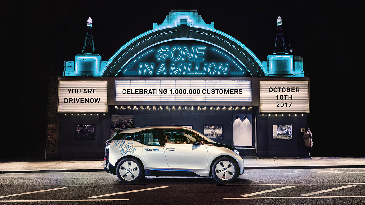 Drivenow: primo compleanno a Milano e 1 milione  di utenti a livello globale