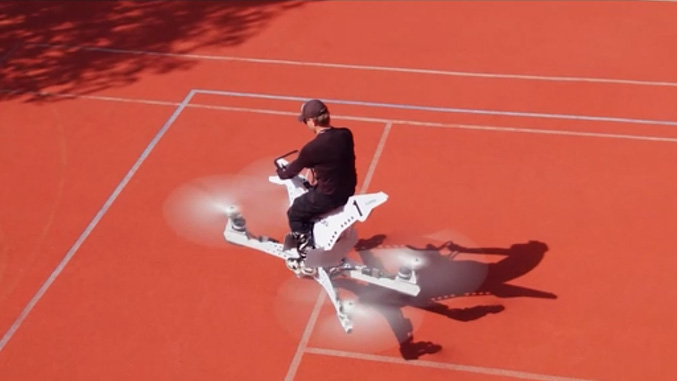 Hoversurf Scorpion-3, quando il drone incontra la motocicletta
