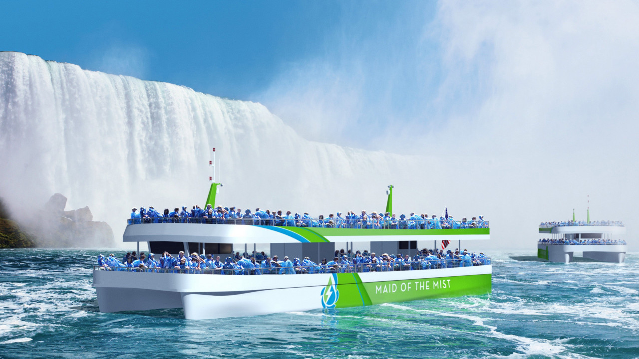 Cascate del Niagara, da settembre traghetti elettrici per il famoso tour Maid of the Mist 