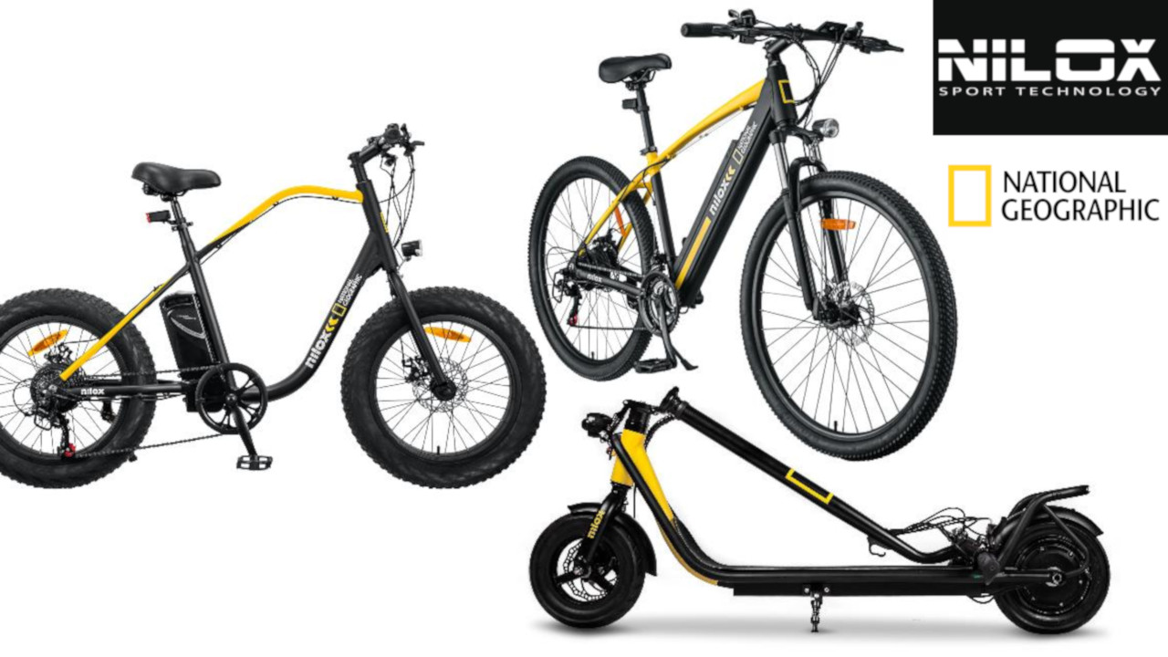 Nilox e National Geographic propongono le loro e-bike, un monopattino ed alcuni accessori