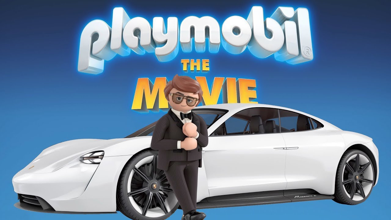 La Porsche Mission E arriva sul grande schermo nel trailer di Playmobil The Movie ed anche sugli scaffali dei negozi