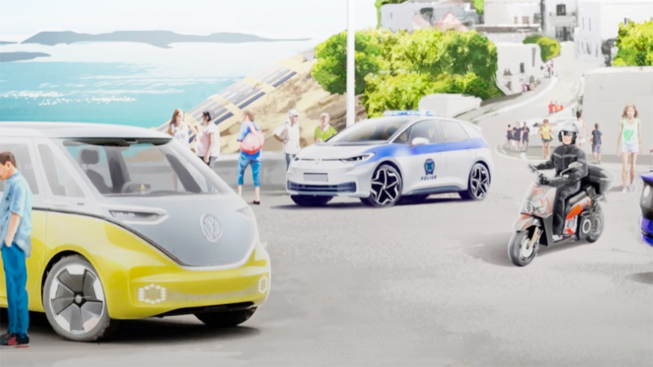 Progetto Volkswagen: a Stampalia, isoletta dell'Egeo, solo ed esclusivamente mezzi elettrici