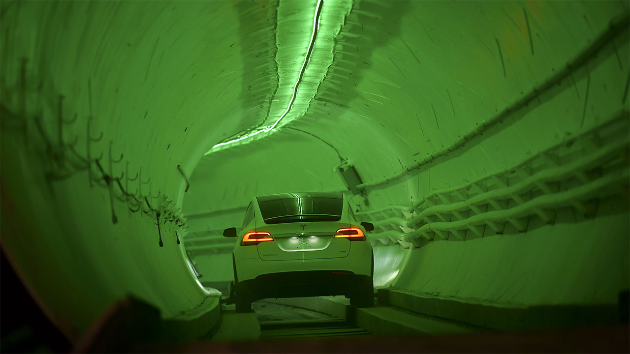 Las Vegas approva l'ampliamento di Loop, la metropolitana sotterranea fatta con le Tesla, a tutta la città